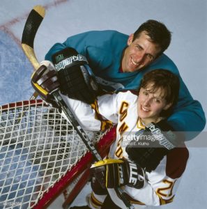 (Granato with his sister, Olympic Gold Medalist, World Champion and Hockey Hall of Famer Cammi Granato)