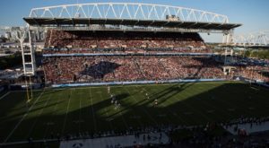 The interior of BMO Field during the Argos' 2016 season-opener in June. (Photo credit: Chris Young/CP)