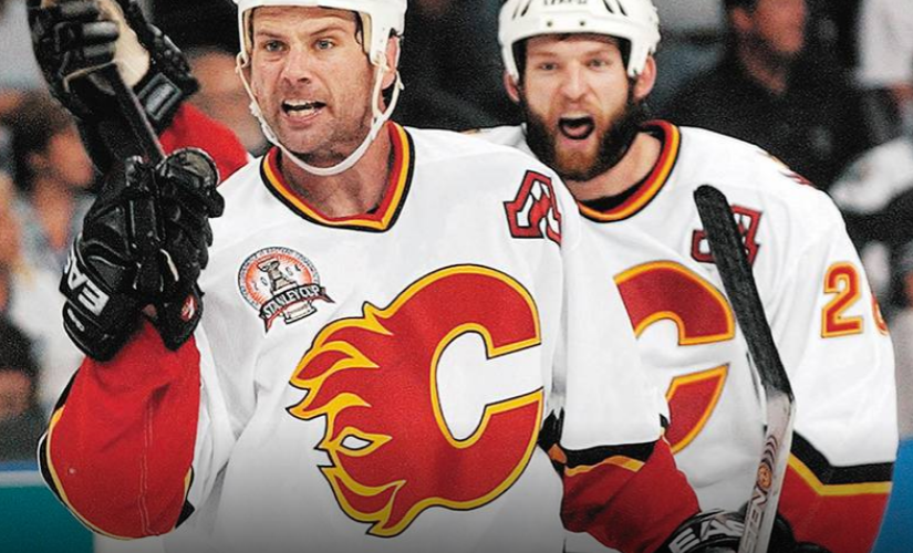 1996 Jarome Iginla Calgary Flames Starter NHL Jersey