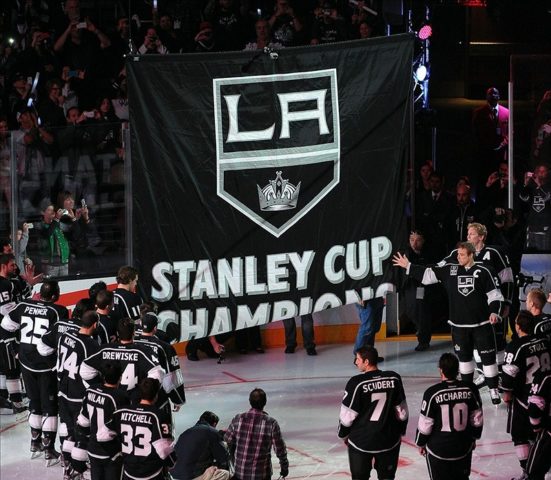 Los Angeles Kings Unsigned 2012 Stanley Cup Champions Banner