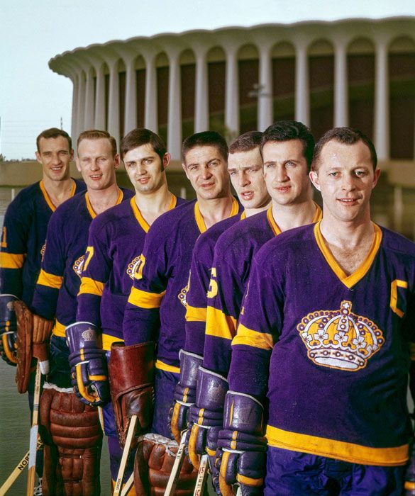 The L.A. Kings was the only NHL team to have Purple as one of