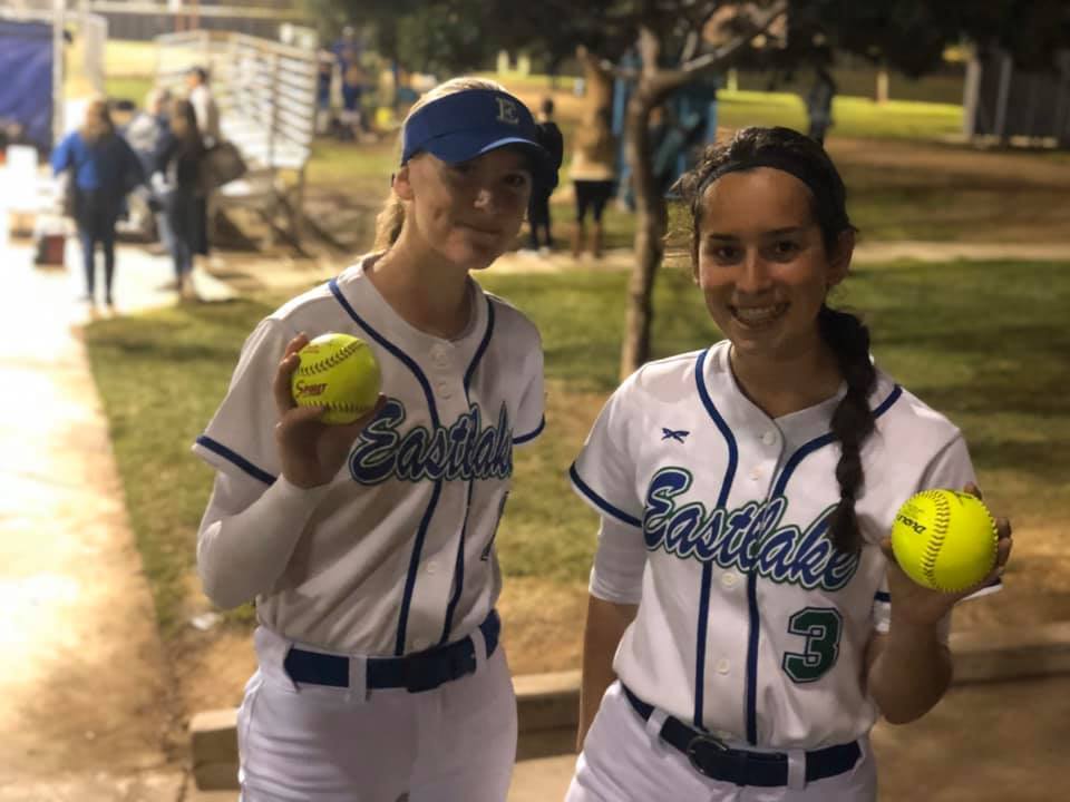 Softball featured Abby game ball